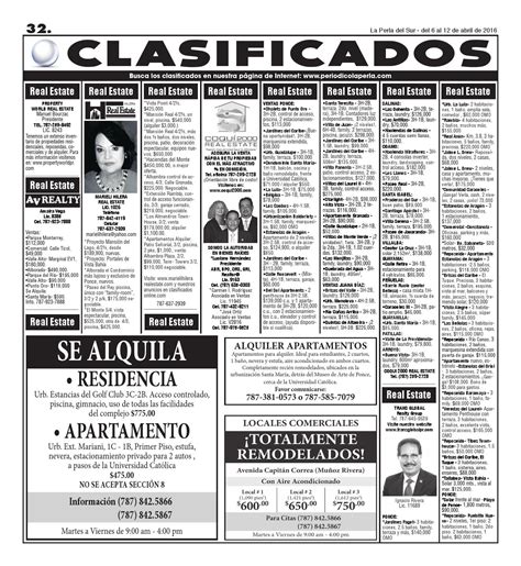 Clasificados renta - Clasificados electrónicos online. Encuentra y anuncia tu casa, auto, apartamento, mascota, empleos, y negocios, gratis en Puerto Rico. Miles de anuncios.